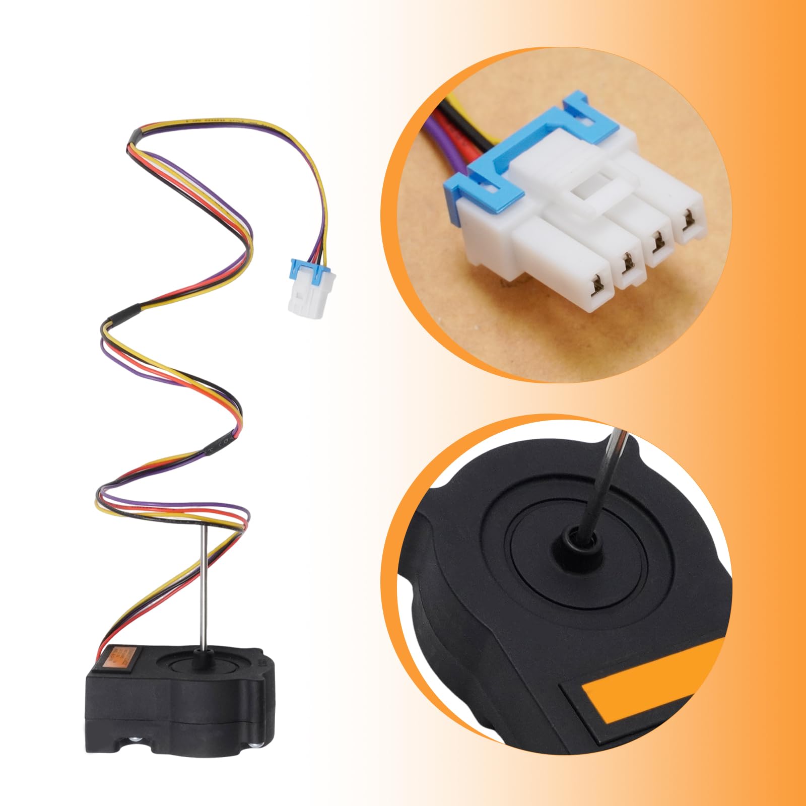 EAU63923602 - Motor de ventilador de condensador de refrigerador, repuesto para modelos de refrigerador LG LFXC22526S LFXS28596S LMXS28626S
