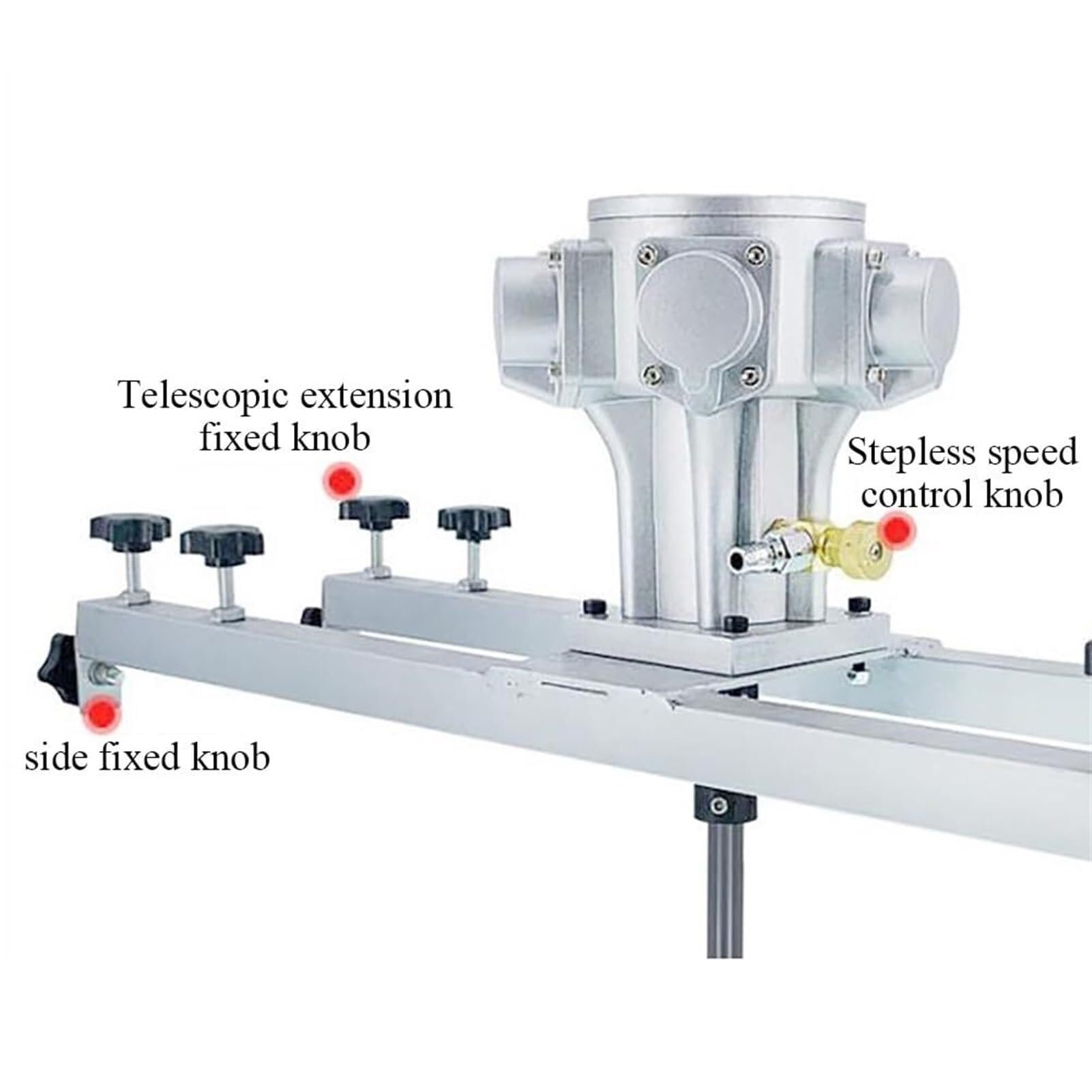 Mélangeur 3 / 4HP avec Support de Support, agitateur d'air de réservoir 0,6 MPa, pour Le mélange de revêtement de Peinture de mortier de Ciment