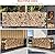 zukakii 8FT Firewood Rack Outdoor, Heavy Duty Adjustable Metal Firewood Log Holder Wood Pile Stacker Lumber Organizer for Fireplace Wood Storage Outdoor Indoor