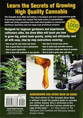 61MqKYiZrCL - The Cannabis Grow Bible: The Definitive Guide to Growing Marijuana for Recreational and Medicinal Use