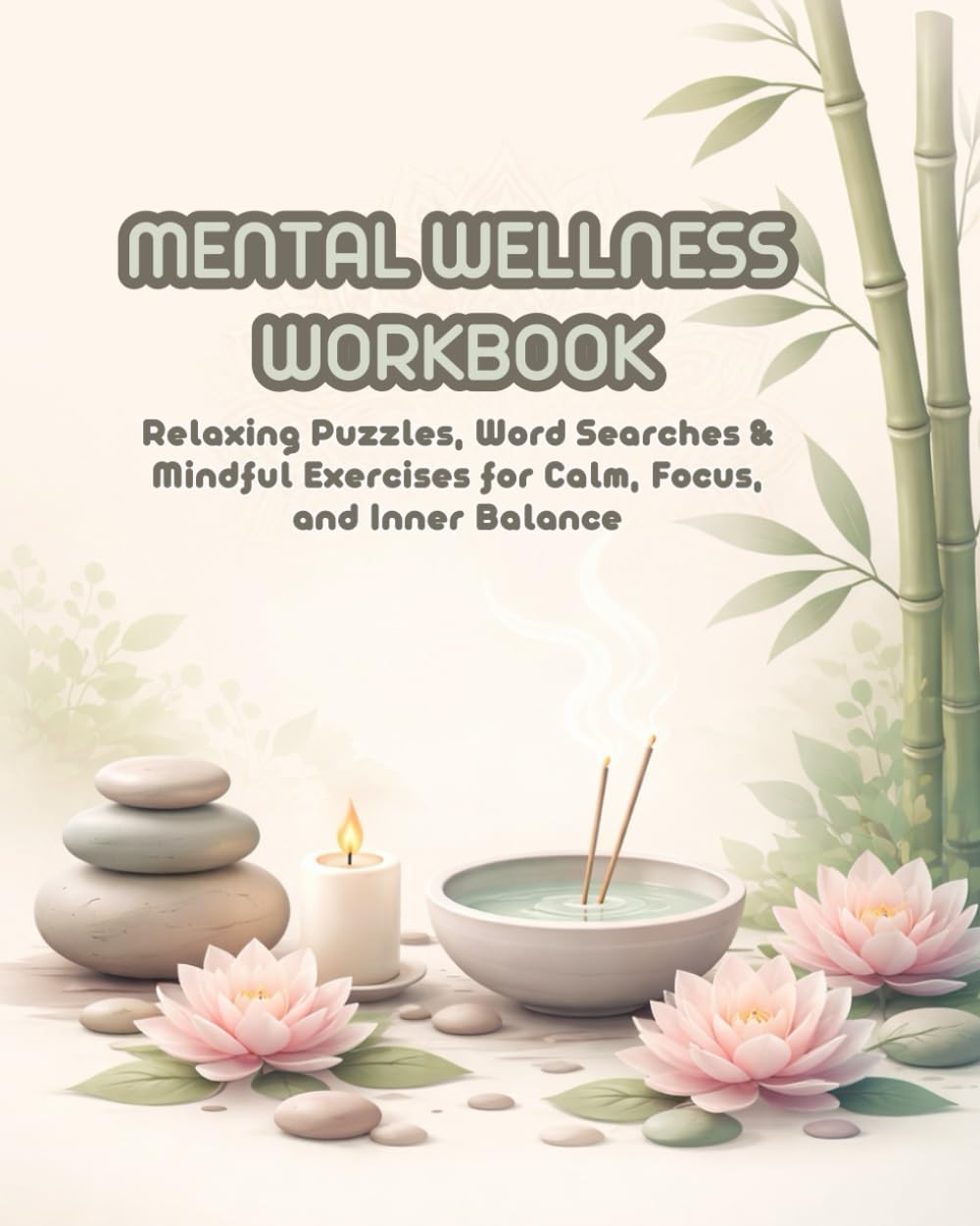 Mental Wellness Workbook: Relaxing Puzzles, Word Searches & Mindful Exercises for Calm, Focus, and Inner Balance