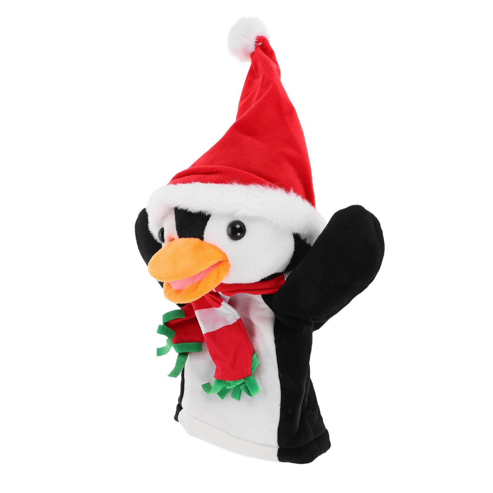 FRCOLOR 4 Marionetta Mano Natalizio Morbido Peluche per Burattino Dito Simpatico per Giochi Interattivi e Narrazione Tema