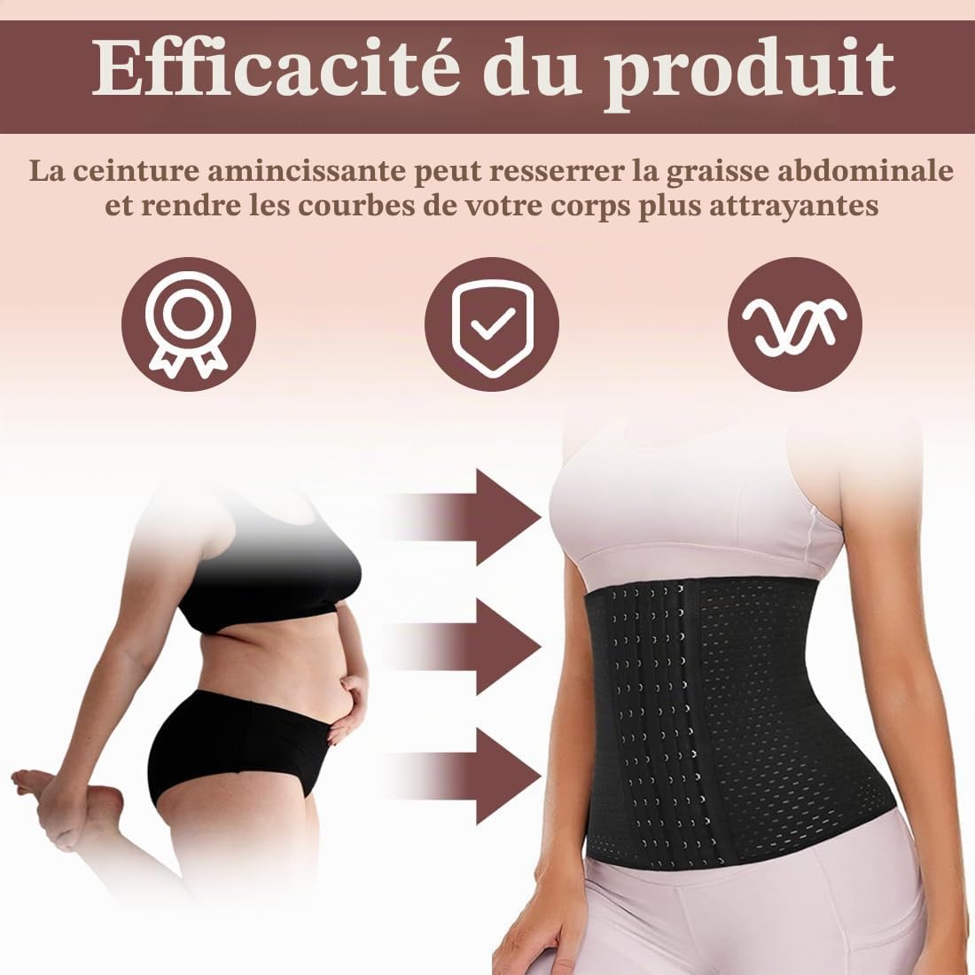 1 pièce Ceinture Post Accouchement 3 In 1 Gaine Post Accouchement Ceinture Abdominale Femme Post Accouchement Gaine Apres Accouchement Post Partum Ventre Plat