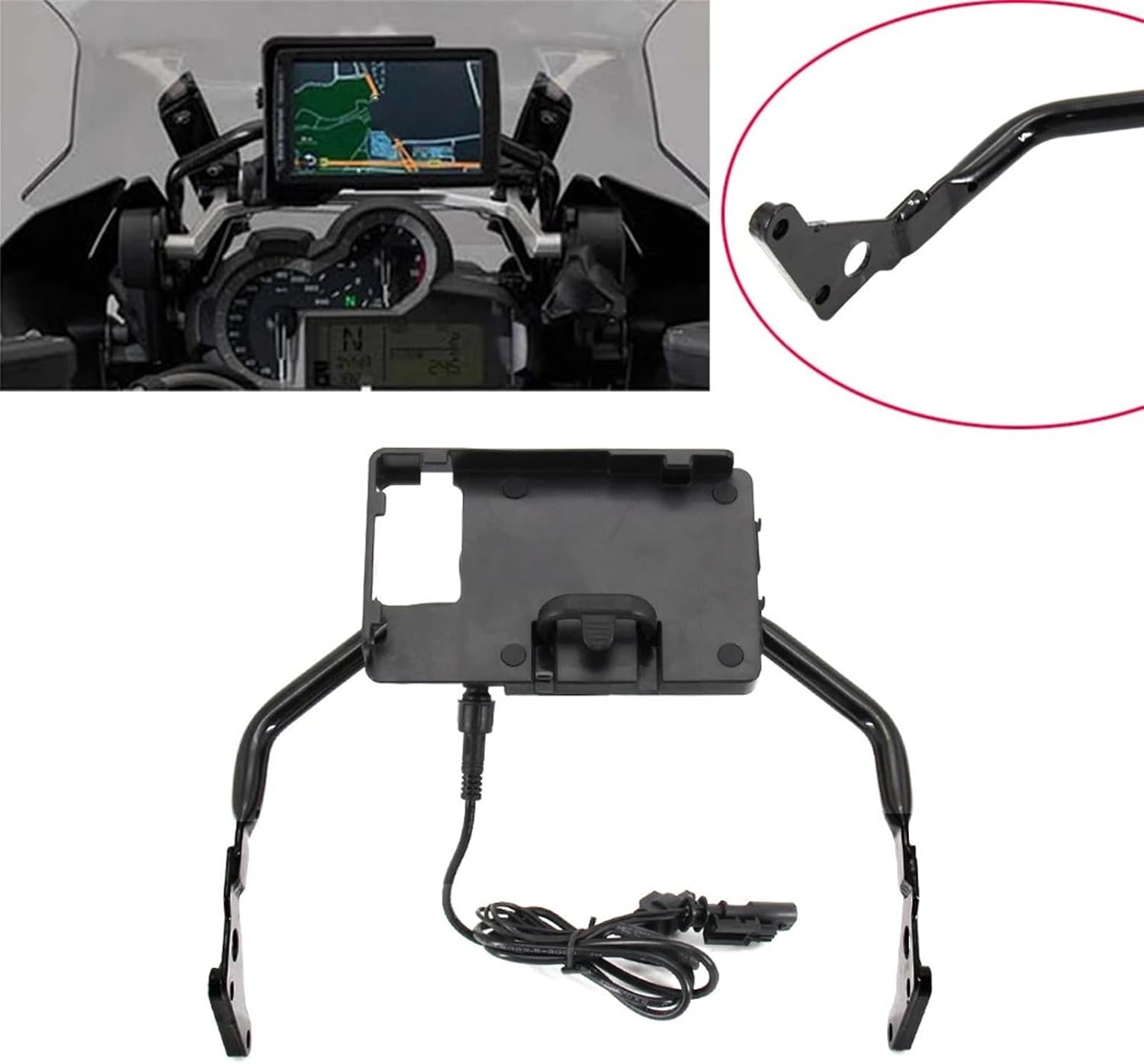 オートバイ用GPSナビゲーションブラケット 用R1200GS LC ADV用 R1250GS用 アドベンチャー用 2013 2014