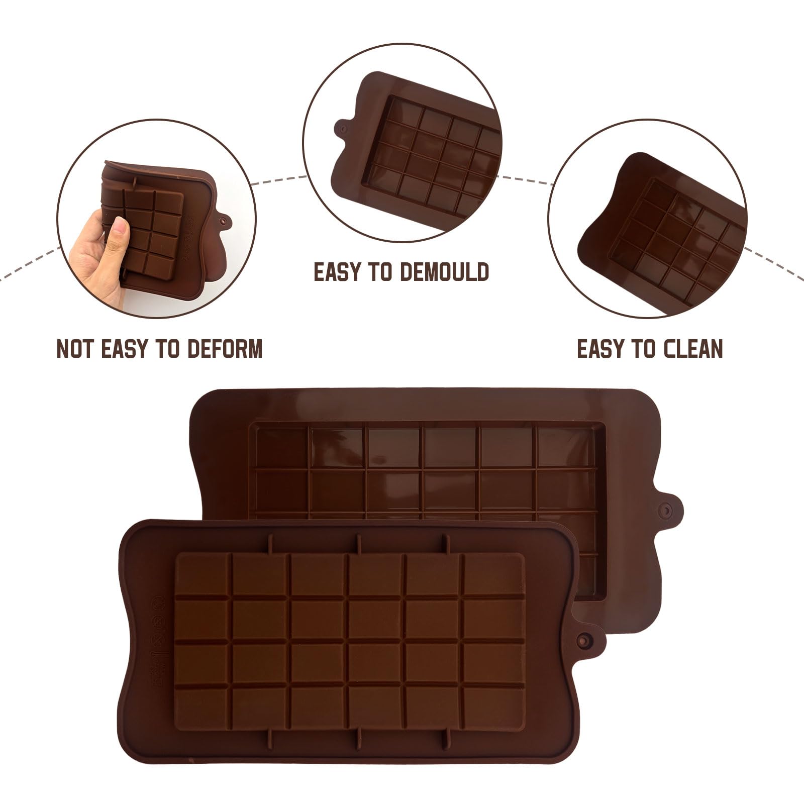 Stampo In Silicone Per Cioccolatini - 2 Pezzi Con Forme A Personaggi | Per Caramelle, Ghiaccio E Sapone - Foto 4