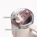 STANLEY Quencher ProTour Flip Straw Tumbler with Leakproof Lid 30 oz | Built-in Straw & Handle | Cupholder Compatible for Travel | Insulated Stainless Steel Cup | BPA-Free | Soft Orchid