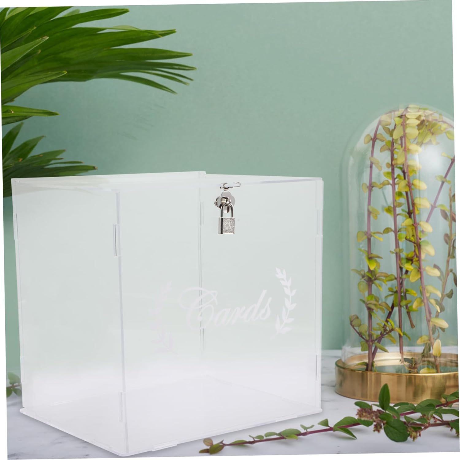 Memory Card Box for Wedding Acrylic Letter Box Blessing Card Holder Wedding Party Supplies