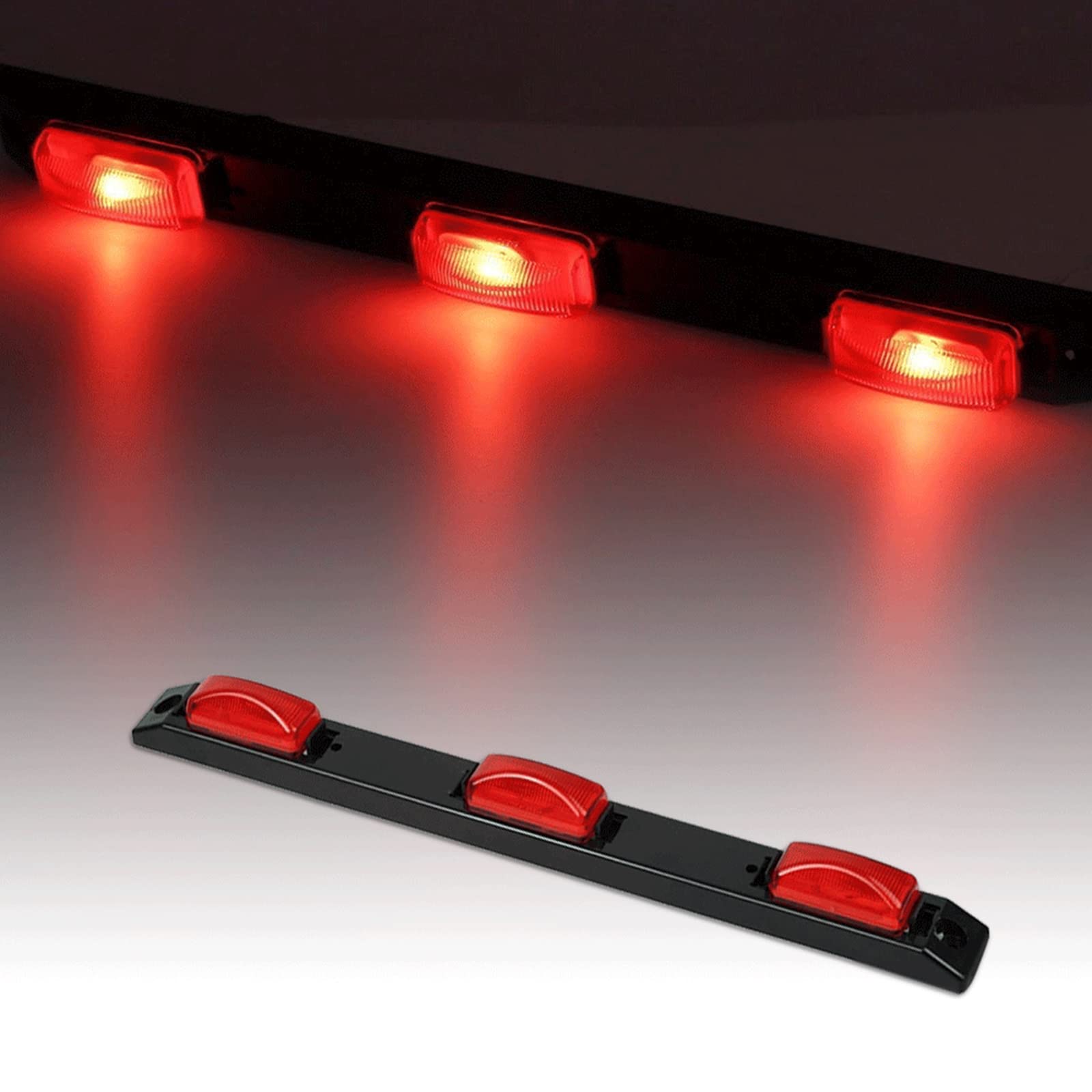 Buy Catinbow 17” LED Red Truck Trailer Identification Light Bar, 3