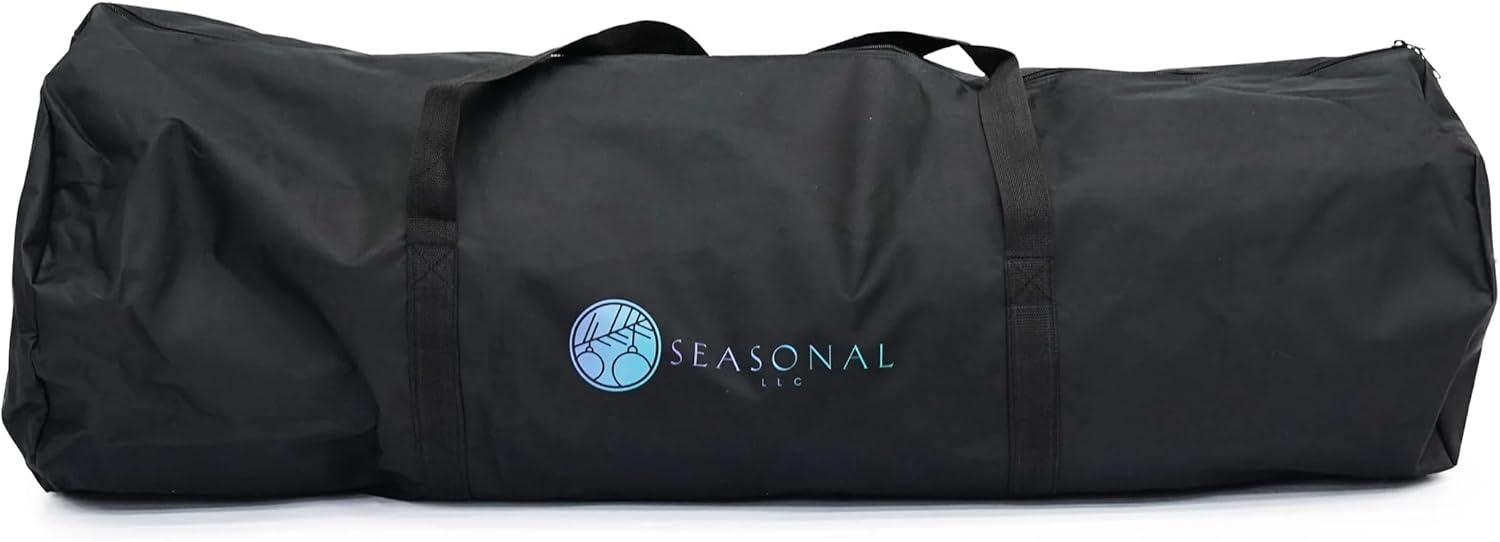 Seasonal LLC Tree Storage Bags for Artificial Christmas Tree Storage, Tear and Water-Resistant Canvas and Polyester Materials Protects Tree from Moisture and dust for 9FT Tree