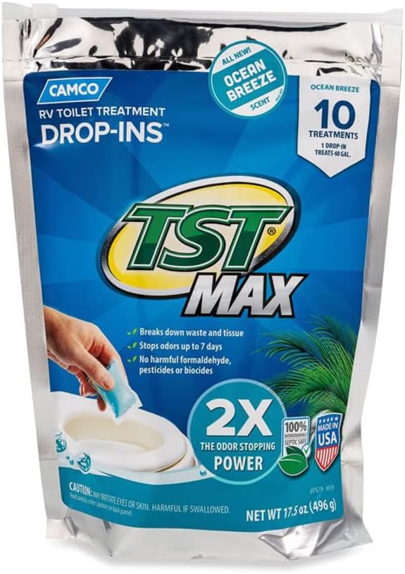 Camco TST MAX RV Toilet Treatment DropINs Control