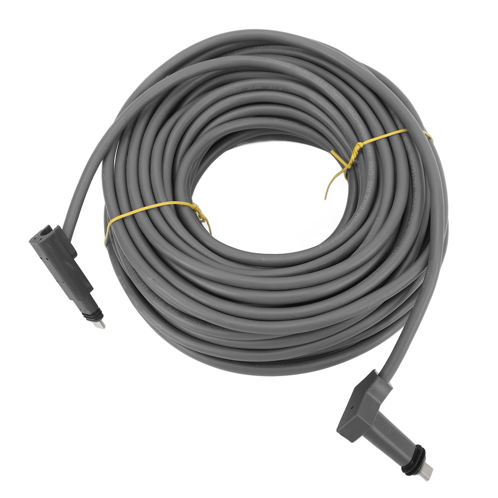 Câble D'extension Satellite de 75 Pieds, Cordon étanche et Robuste pour Usage Domestique et Extérieur, Caoutchouc et Cuivre Rouge