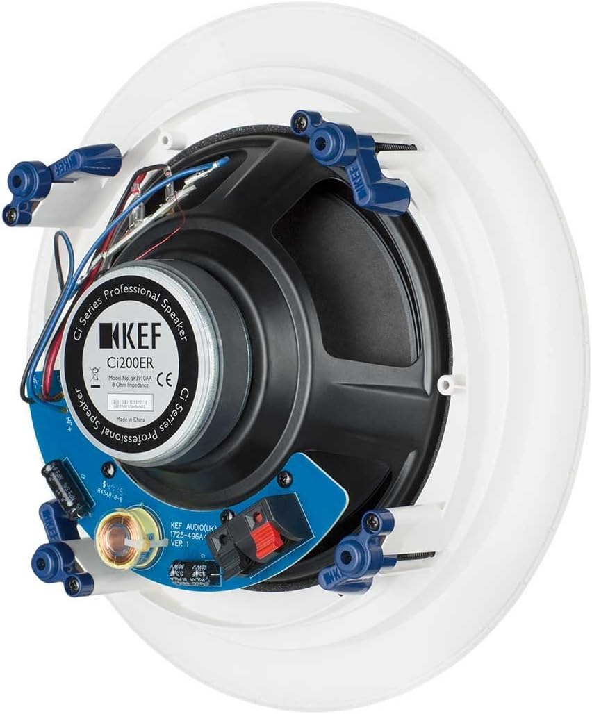 KEF - Ci-E Series 8" in-Ceiling Speakers (Pair) - White