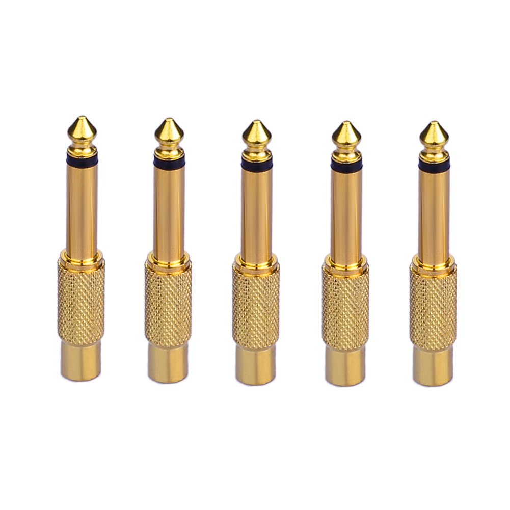 Adattatori Jack 6.3mm Placcati Oro 6 Pz | Convertitore Maschio/Femmina | Per Cuffie E Strumenti Musicali - Foto 7