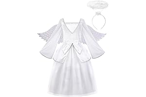 ReliBeauty Angel Costume for Girls | Radiate Starlight as a Little Angel