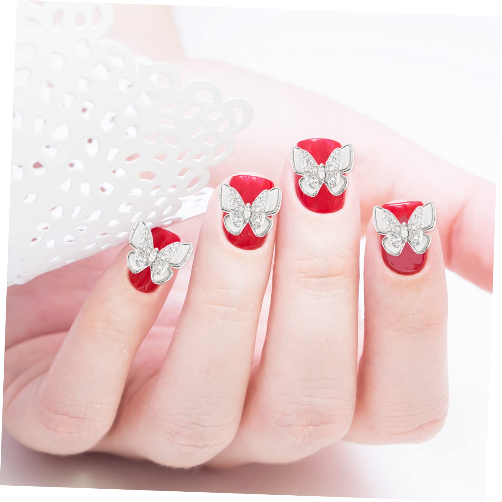 Healvian 15pezzi Decorazioni Per Unghie Con Strass Doppio Accessori Bellezza Per Manicure Per Donne e Ragazze