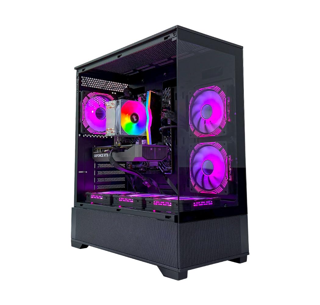 GAME SEKRET Eco Hero Gaming PC - AMD Ryzen 5-3600 | GeForce RTX 3050 8GB GPU | 16GB DDR4 RAM | 1TB M.2 NVMe SSD | Air Cooler | B650 MB | 500W 80+ PSU | WiFi/BT/Win11 Pro | Desktop Computer