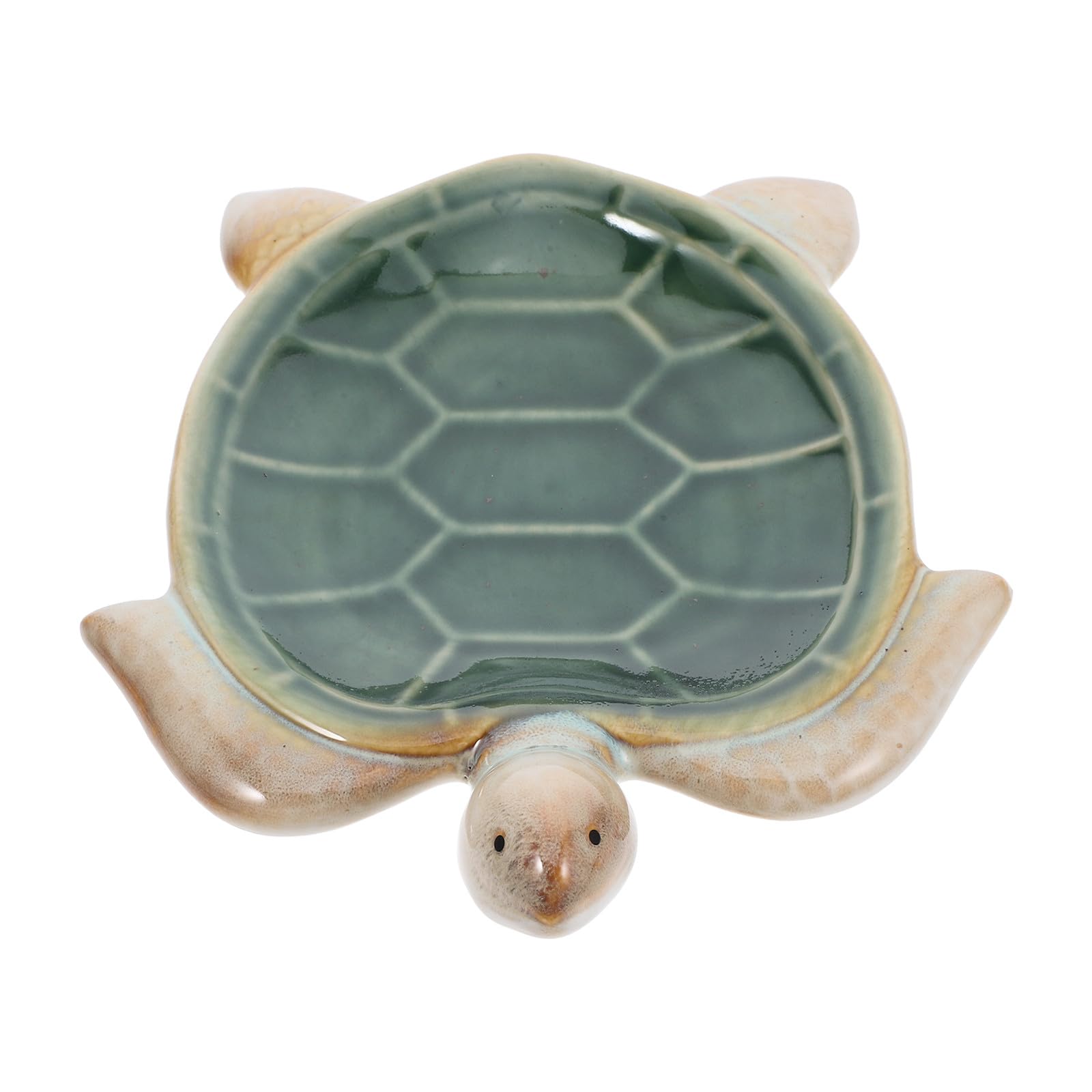 Céramique de tortue : plateau décoratif compact aux finitions soignées