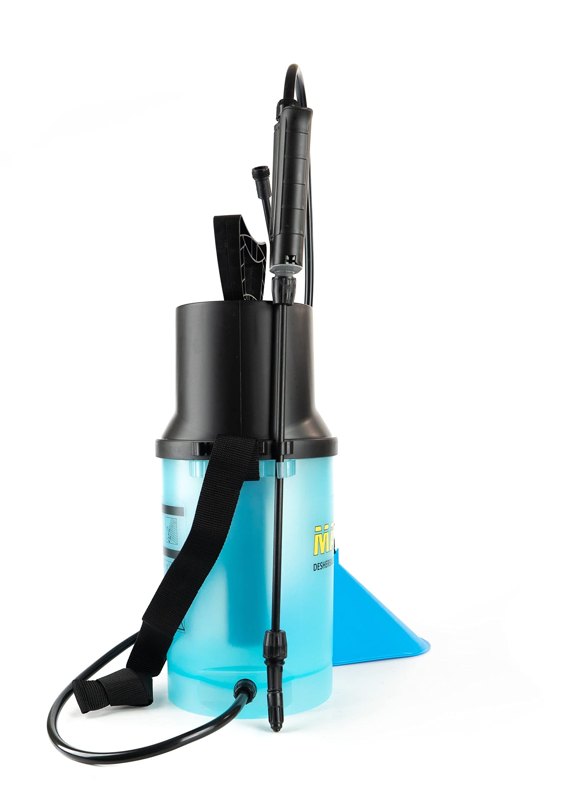 Matabi - Pulverizador Desherbage 7 - Previa Presión - 5 litros - Ideal para Eliminar Hierbas y Maleza en Senderos - Preciso para Jardín y Baldosas- Fabricado en España