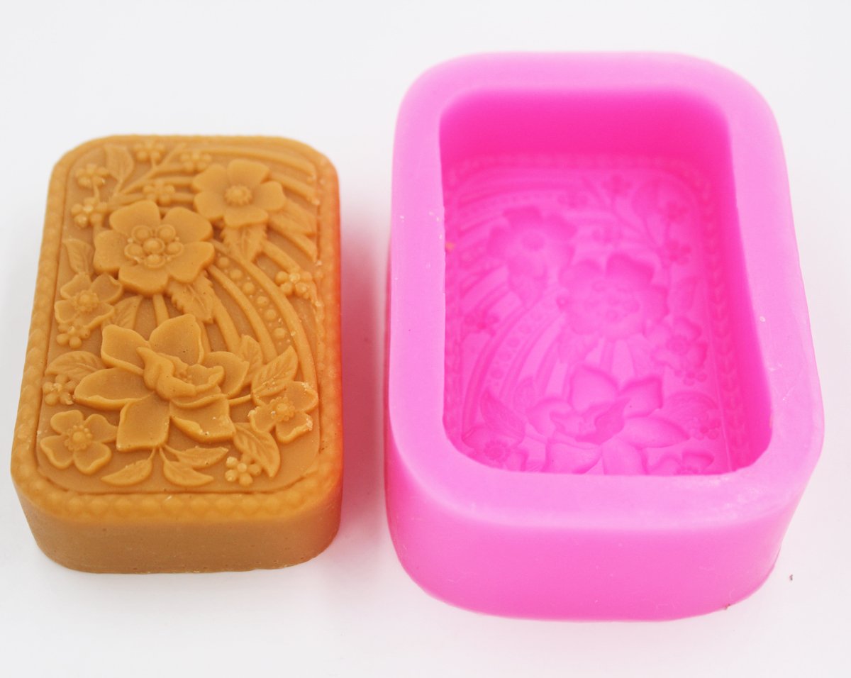 LC Libellule Fleur N436 Moule Craft Moule à Savon En Silicone Motif Craft Moules DIY Fait à La Main Bougie Moules