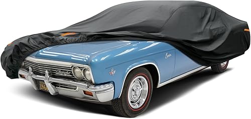 Kayme - Cubierta completa resistente impermeable de 7 capas pautomóvil, apta para todo clima, protección pexteriores contra nieverayos UV, ajuste