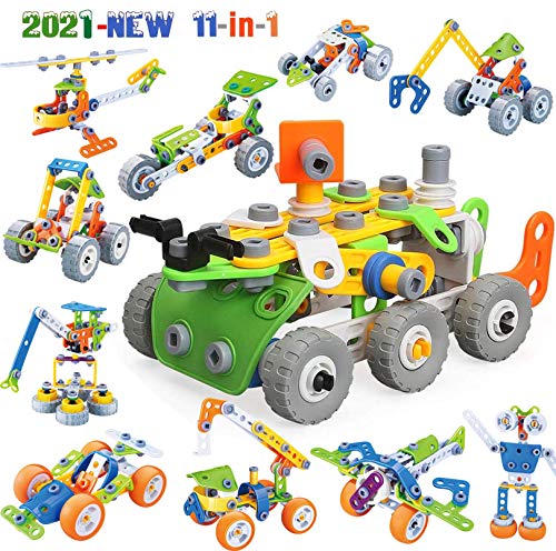 Moontoy 175 Pieces Stem Toys Kit Building Toy For Kids Building Blocks Learning Set For Age 4 5 6 7 8 9 10 Year Old Boy Girl Best Kids Toy Creative Game Fun Activity Superior Gift For Your Kid #TOP5