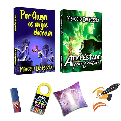Kit 2b Livros Autografados - Por Quem os Anjos Choram + Tempestade Perfeita + Brindes