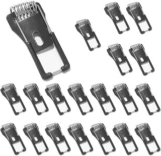 20Pcs Downlight Panel Lamp Spring Clip, Length 45mm/1.77inches Light Emitting Diode Recessed Lighting Accessories for Ceiling Lamp, Recessed Lighting Springs Clips, Black