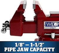 Vista 3 de Morsa de banco de utilidad Wilton, ancho de mandíbula de 4-1/2", abertura de mandíbula de 4", garganta de 2-5/8" (Modelo 674U)