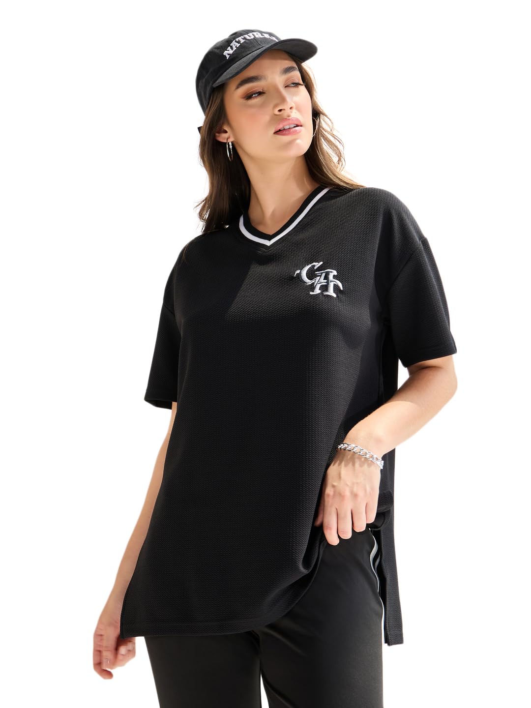styli Women's Letter Print Oversized Fit T-Shirts-picture-50