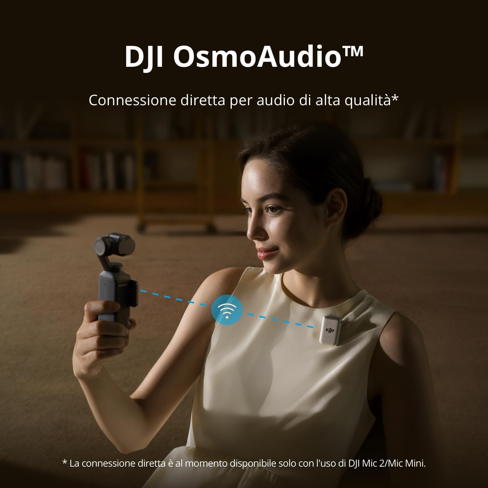 DJI Osmo Pocket 3 Creator Combo, fotocamera digitale con CMOS da 1'' e video 4K/120fps, stabilizzazione a 3 assi, microfono incluso, messa a fuoco rapida per vlogging, selfie e viaggi