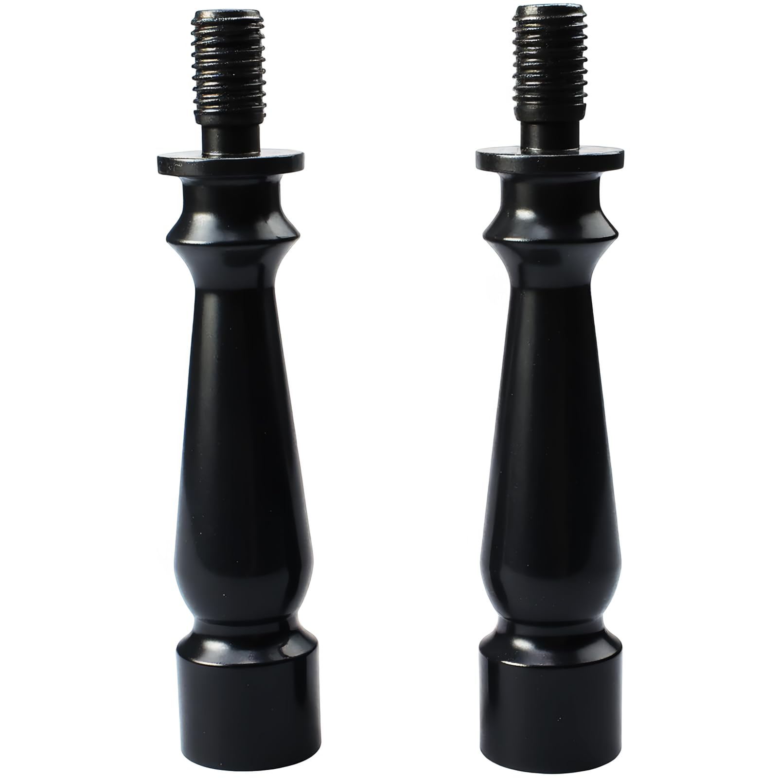 FDXGYH Lampshade Riser, 2.0 Inch Iron Extender for Washer Type Lamp Shades (Black, 2 Pcs)