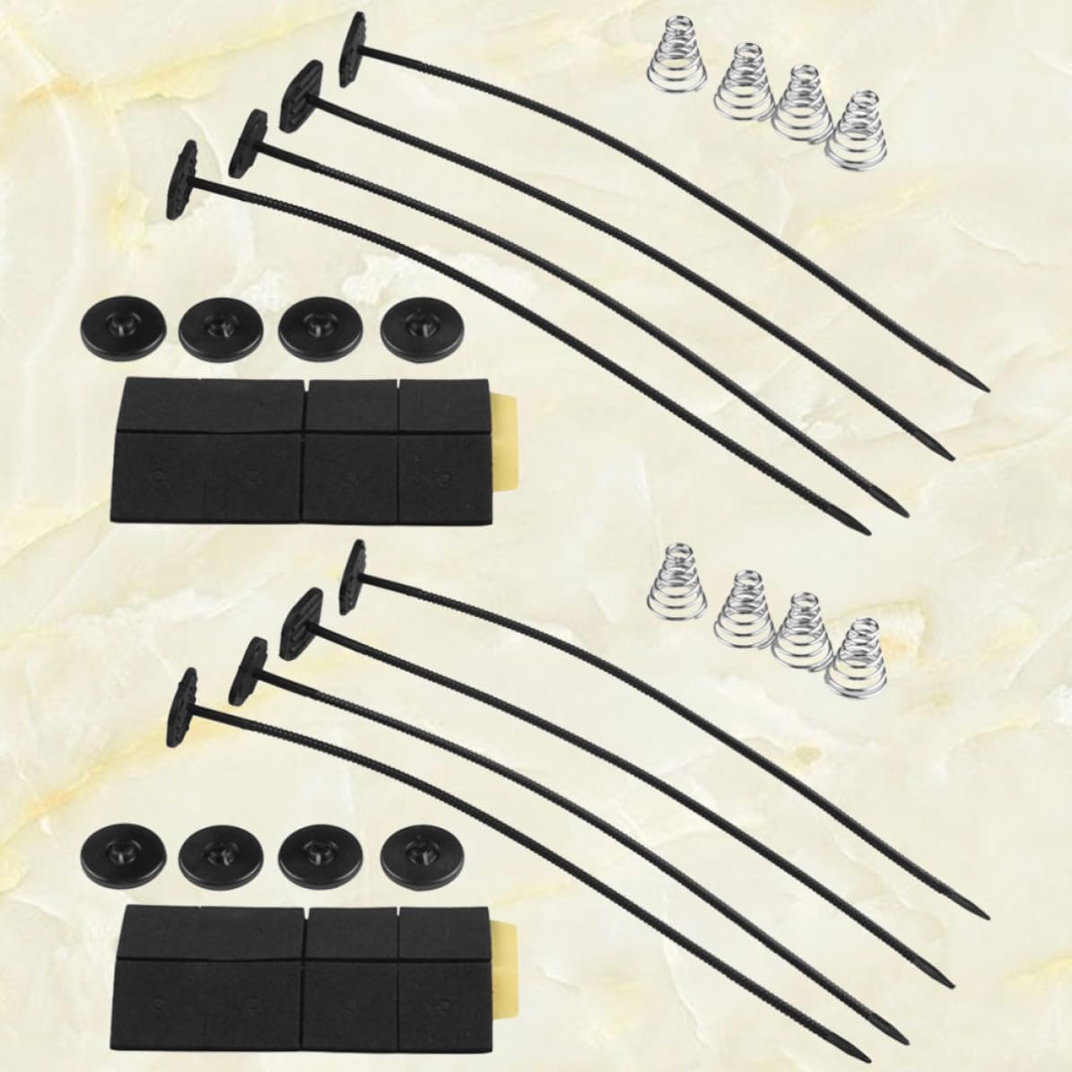2 Set Car Fan Bracket Set for Electric Cooling Fans, Quick Install