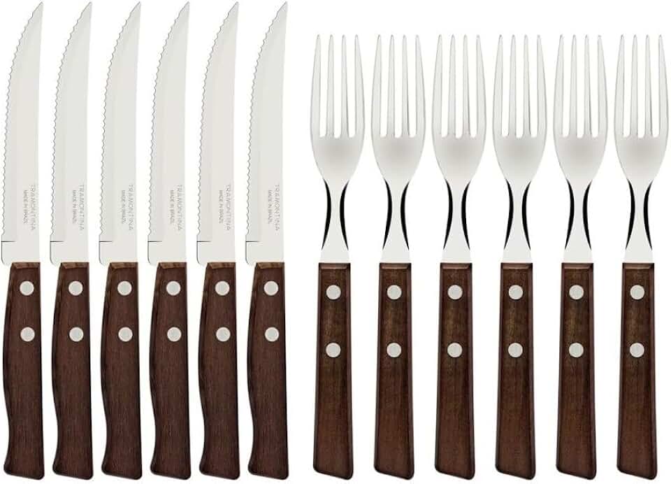 Jogo Para Churrasco 12 Peças, Tramontina, 22299009, Natural