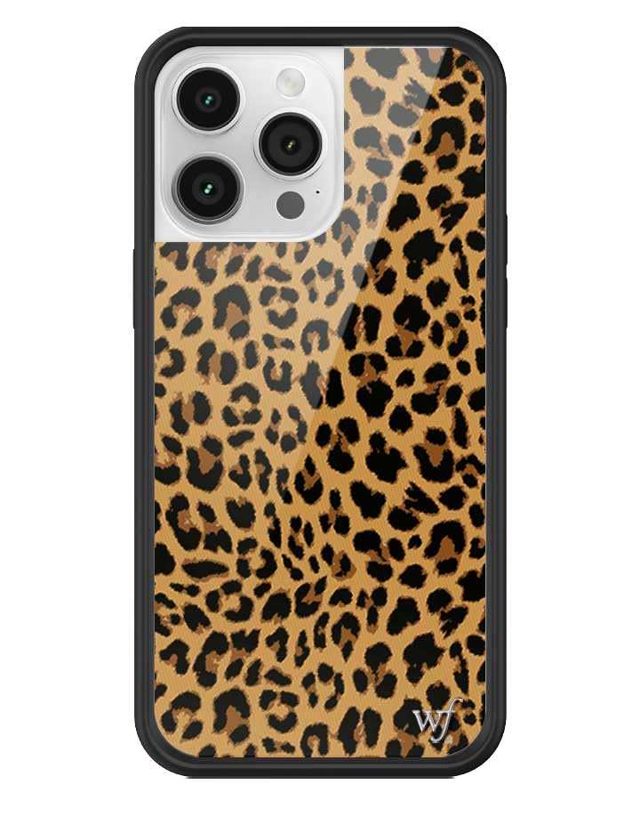 Image of Wildflower Cases - iPhone 14 Pro Max Compatible - Meow - Brown