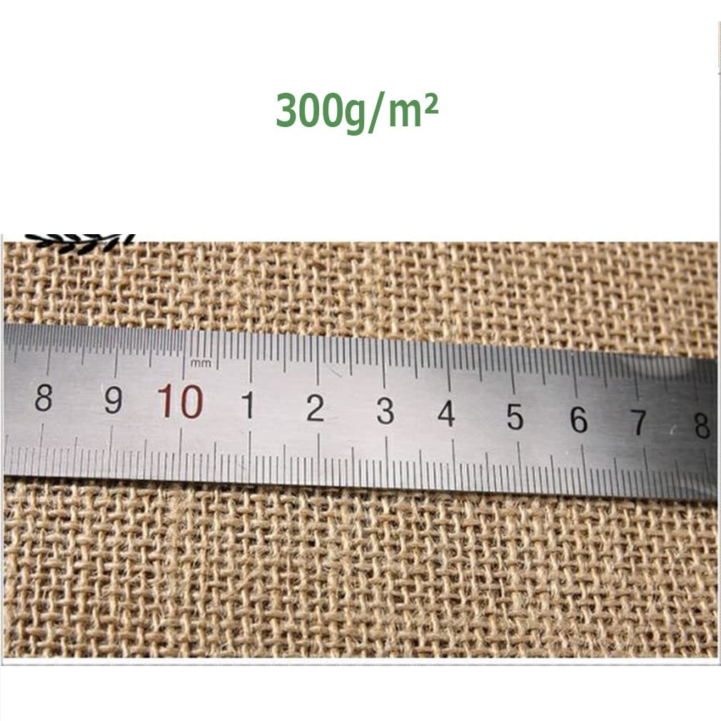 Sac à oignons Produit écologique 100% Jute Sac à Pommes de Terre en Toile de Jute Sac a patate Conservation Protection des Plantes Idéal pour jardín- hivernage -Cuisine (50x80cm)