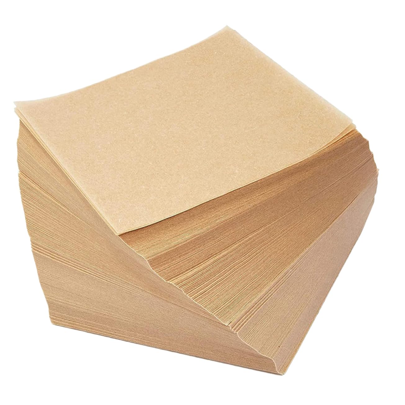KICHOUSE 500pcs Meat Pie Paper Sheets Hamburger Wrapping Paper for Baking for Food Separation