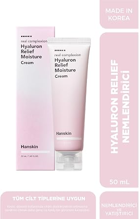 Hanskin Hyaluron Relief Cream-relaxing Moisturizing Cream-Fermented with hyaluronic Acid 50ml