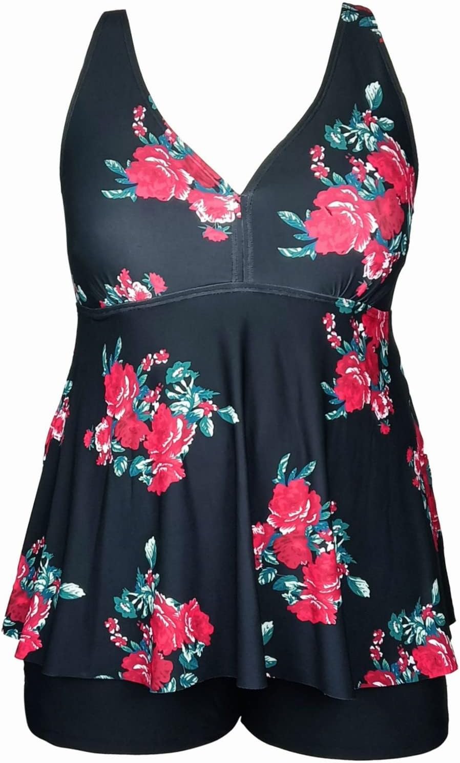 Tankini Bathing Suits for Women Modest Swimsuits Plus Size