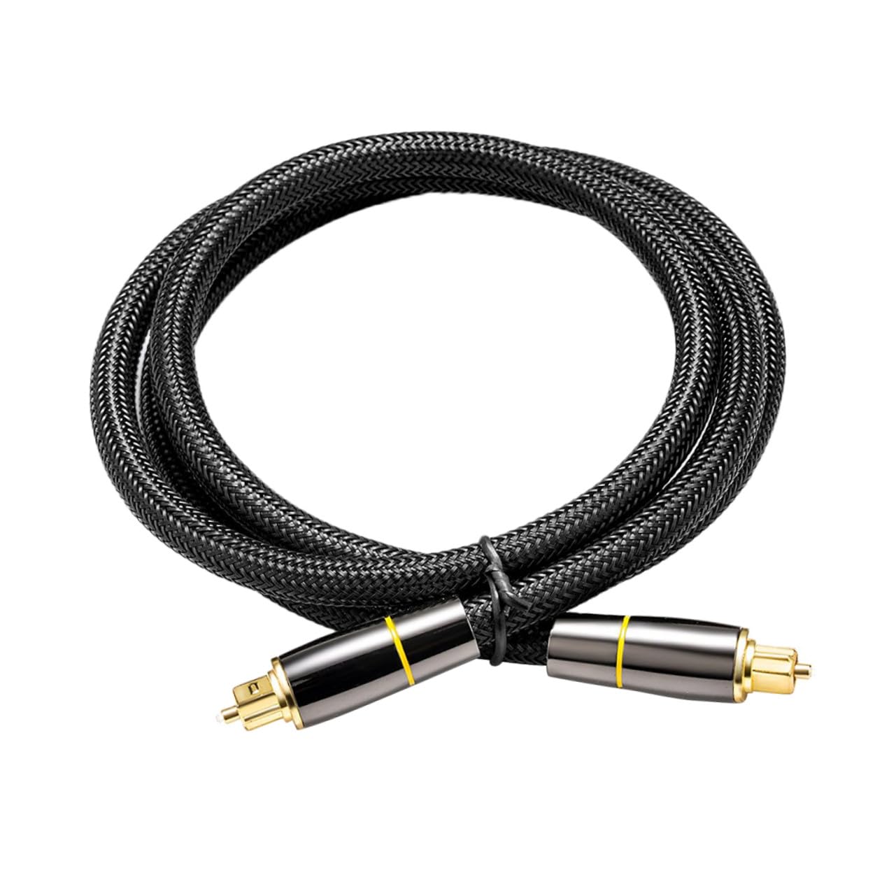 Cavo Audio Ottico Digitale Metri Maschio Maschio in Fibra con Connettori di Alta Qualità Sostituzione per Segnale Audio e Stabile con Protezione Contatti