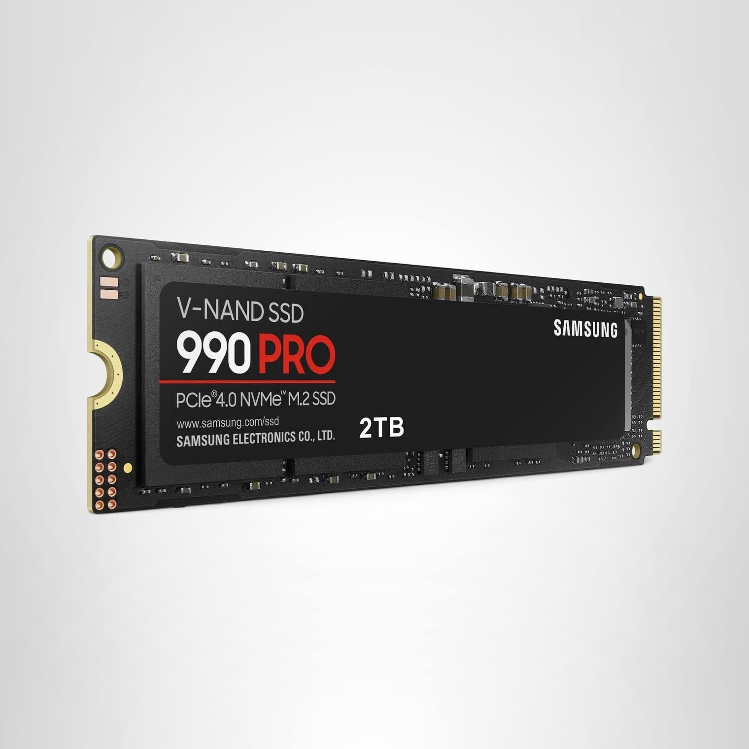 Samsung 990 PRO SSD 2TB NVMe M.2 PCIe Gen4, M.2 2280 Internal Solid State Hard Drive, Seq. Read Speeds Up to 7,450 MB/s for High End Computing, Gaming, and Heavy Duty Workstations, MZ-V9P2T0B/AM: 990 PRO 2TB
