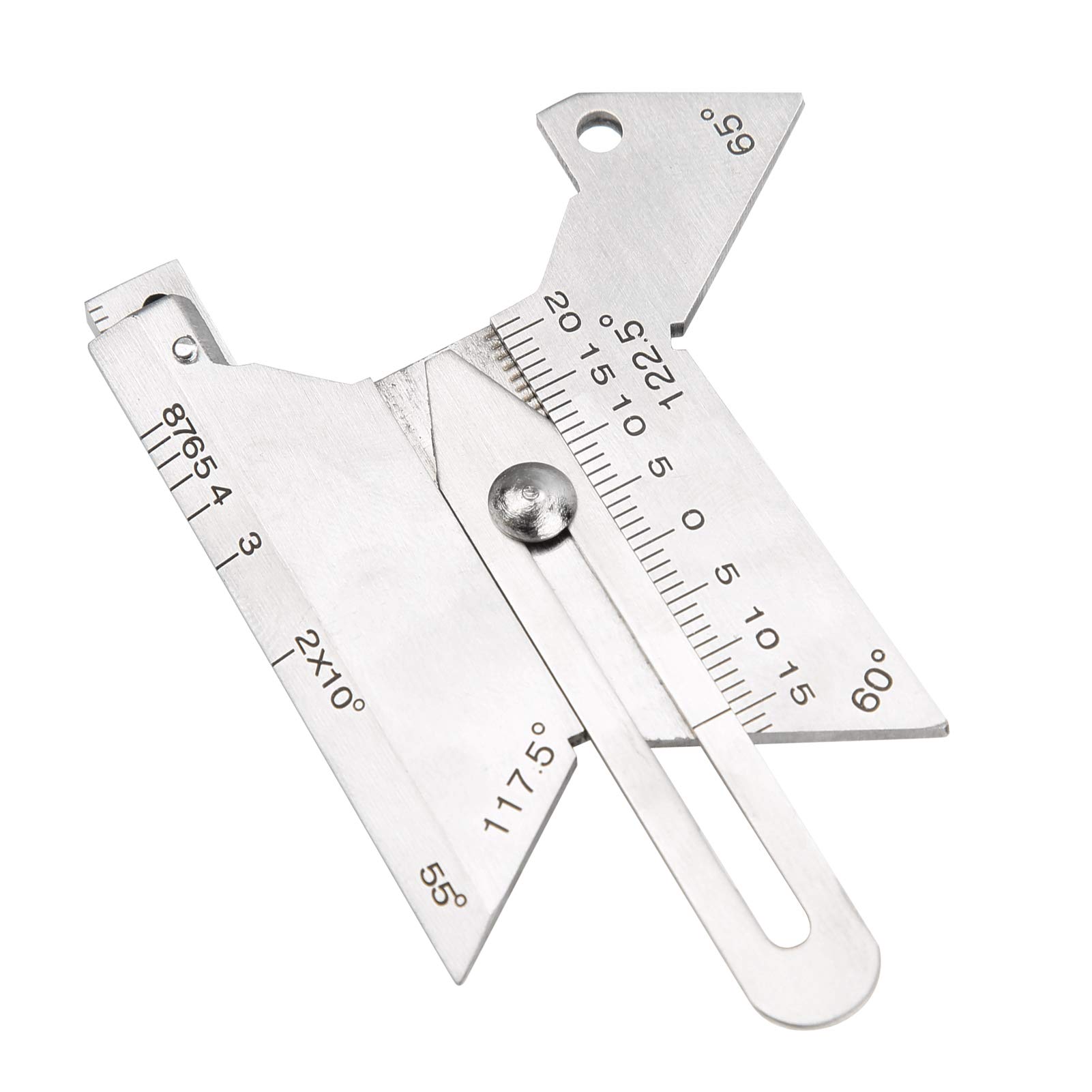 Buy Welding Gauge, Welding Inspection Ruler Bevel Angel Tool Durable ...
