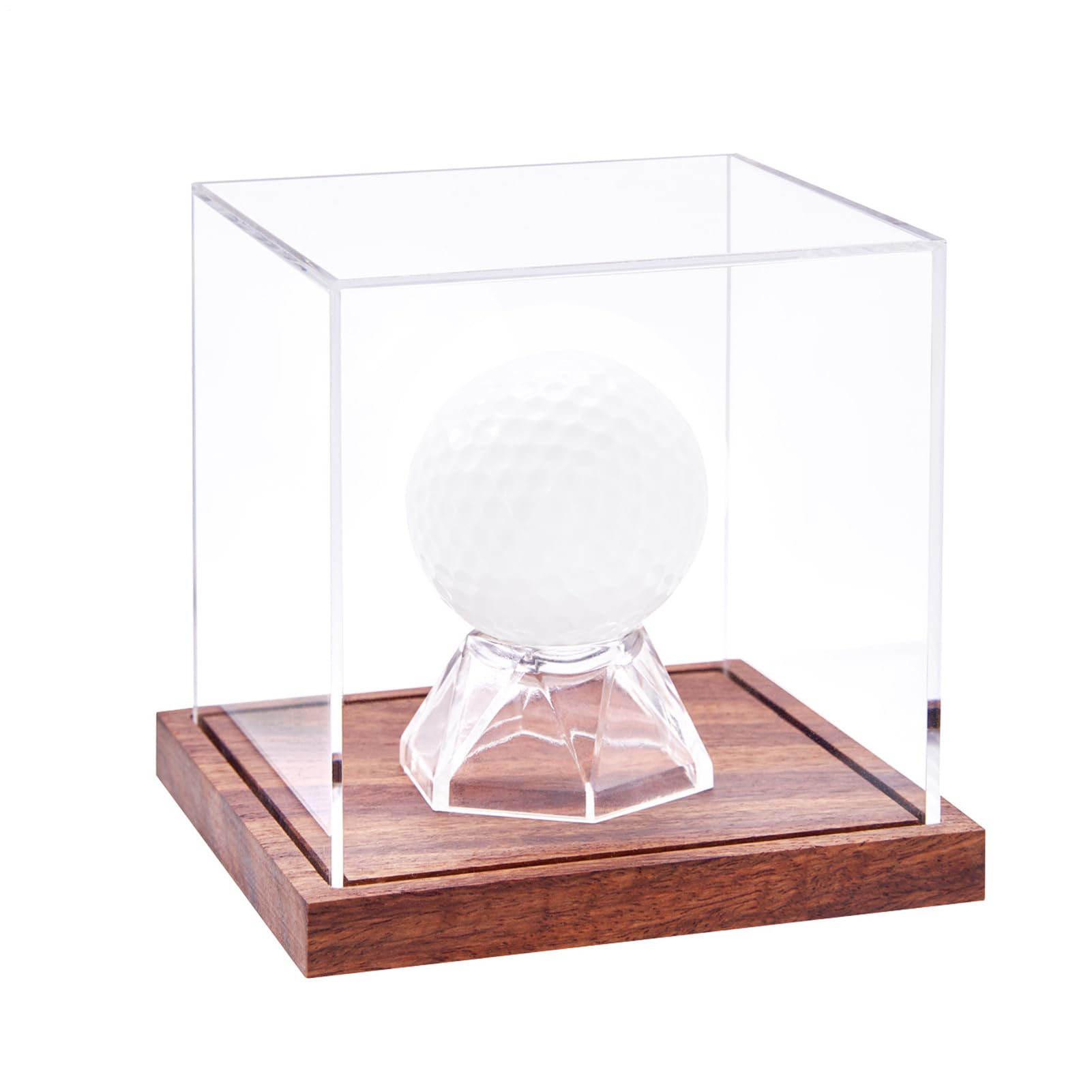 Escaparate para pelotas de golf, transparente, organizador de pelotas de golf, protección contra el polvo, para salón, estudio