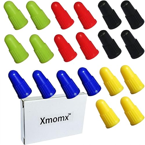 4 tapas de válvula de 5 colores para MTB Presta Bike Bike Road Racing Plástico de colores (total 20 unidades)