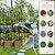 Carotex Flat Top Garden Arch Trellis Pergola, 11.8 x 9.02 FT Large Metal Arbor for Climbing Plants, Plastic-Coated Galvanized Steel Frame, Outdoor Decorative Arch for Garden, Backyard, Lawn (Black)