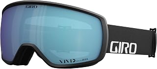 Giro Balance II Wordmark Skibrille & Goggle OTG – Anti-Fog – torische Linse – EXV Technology – Toric Vivid Lenses – EVAK Vent Technology – Triple-Layer Face Foam – Black, Größe: L