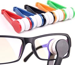 6 Pieces Multi-functional Portable Sun Glasses Soft Brush Eyeglass Eyewear Microfiber Spectacles Cleaner.