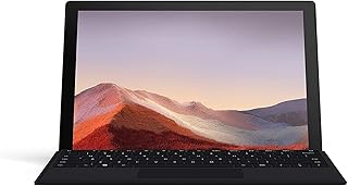 Microsoft Surface Pro 7 12.3in(2736 x 1824) Touchscreen Tablet, Intel Core i7-1065G7, 16GB RAM, 256GB SSD, Backlit Keyboard, CAM, Windows 10 Pro(Renewed)