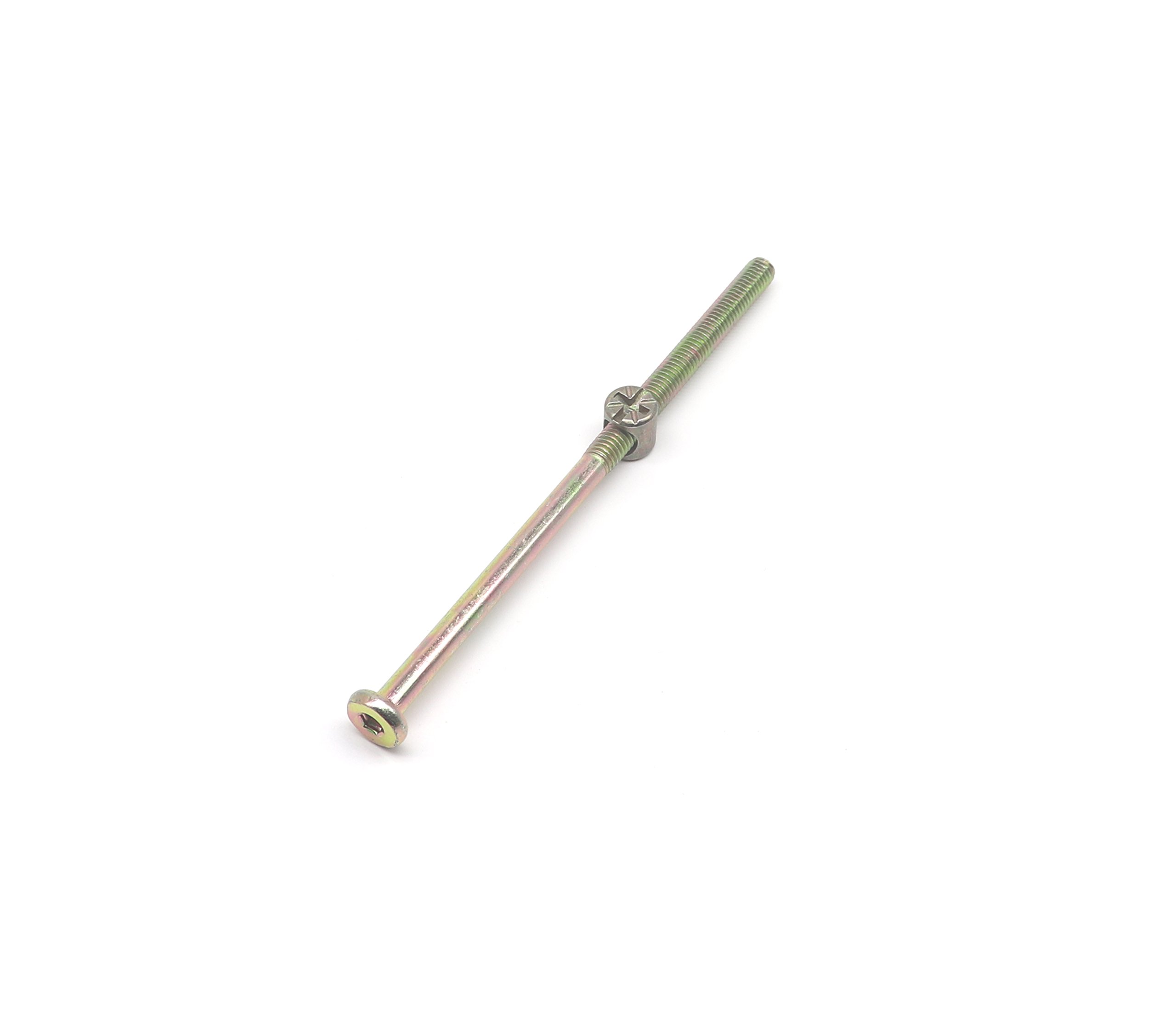 Bunk Bed Bolts, binifiMux 12Pack M6x120mm Hex Key Drive Socket Cap Bolt and Barrel Nuts for