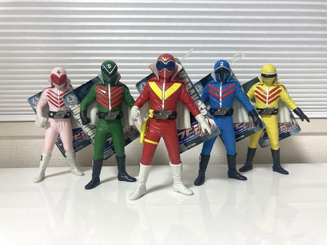 Amazon.co.jp: ソフビ魂 秘密戦隊ゴレンジャー : Toys & Games