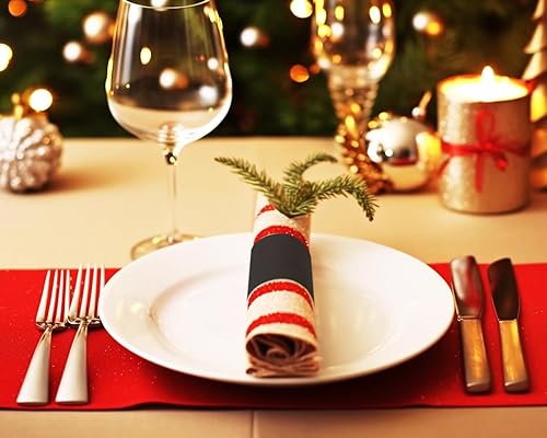 Miniatura 5 de Penta Angel Servilleteros de papel, 200 servilleteros autoadhesivos a granel para vajilla rodante, configuración de mesa, boda, evento, suministros